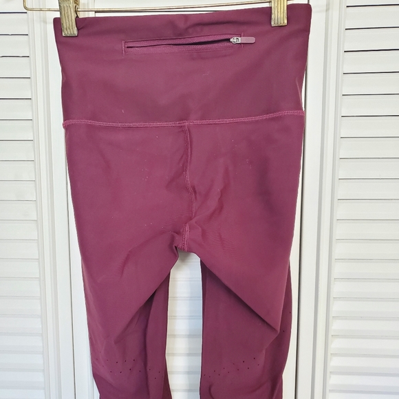 Maroon Lululemon Running Tights - Picture 6 of 9